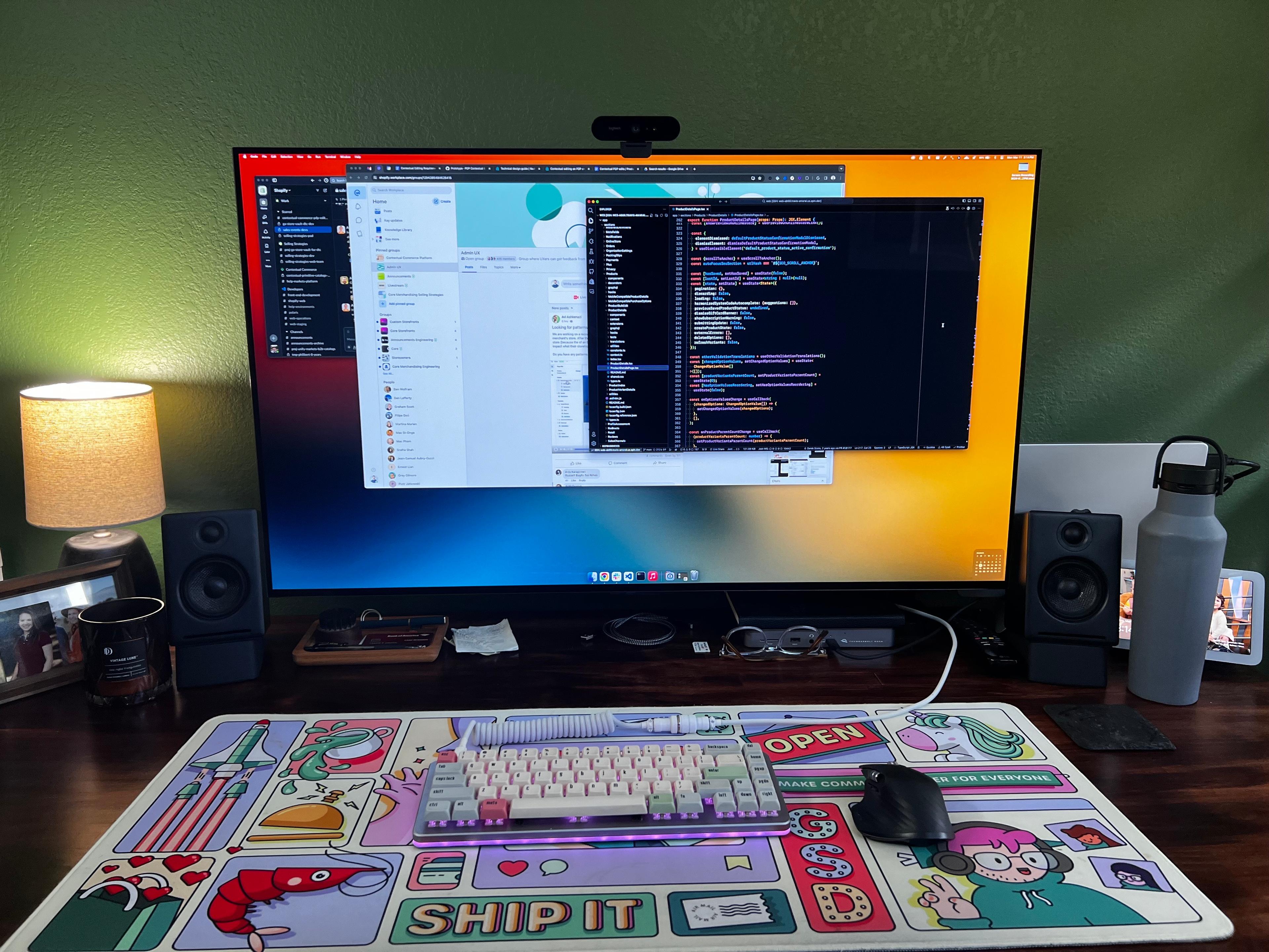 Desk setup 2024